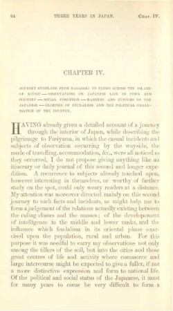 Chapter IV. Journey overland from Nagasaki to Yeddo across the island of Kiusiu