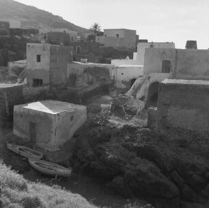 Stromboli, Blick auf den Ort