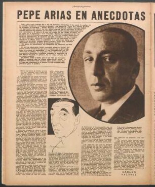 Pepe Arias en anécdotas