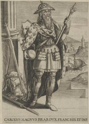 Bildnis von Carolvs Magnvs, Kaiser des Römisch-Deutschen Reiches