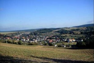 Blick vom Geschwendaer Berg auf den Ort