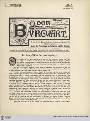 2: Zur Baugeschichte der Hohkönigsburg