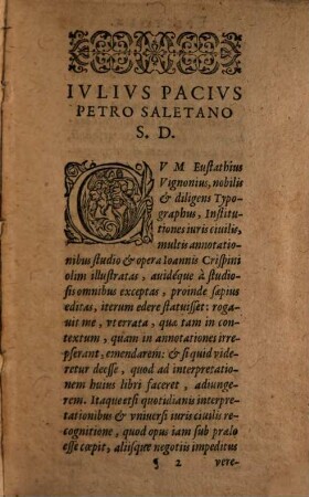 Imp. Caes. Iustiniani Institutionum Libri IV.