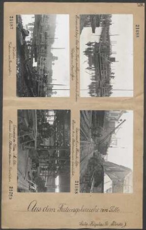 Pioniere der 3.Ldst.Pion.Komp. im Sägewerk Marais le Somme. Verladen von Baustoffen