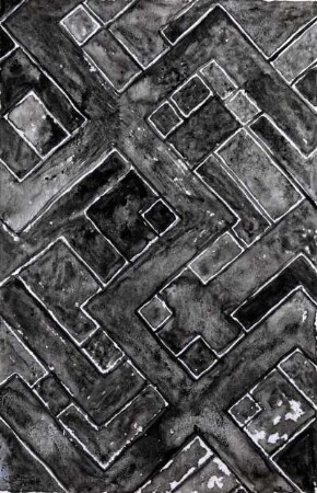 KU-CHEN # MCDLIX - ZU FRANK STELLAS BLACK PAINTINGS IV: EIN BILD ODER DER WEG ZUR DEUTSCHEN LEIDKULTUR