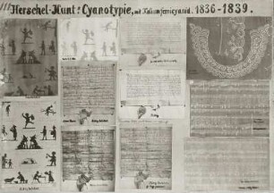 Tafel 111: Herschel-Hunts-Cyanotypie mit Kaliumferricyanid : Herschel-Hunts-Cyanotypie, Aufn. 1836-1839