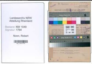 Entnazifizierung Robert Nonn , geb. 27.01.1906 (Autoschlosser)