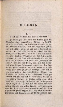 Lehrbuch des lateinischen Stils