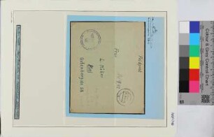 Privat-Feldpostbrief, Schiffsname/Landeinheit: 5. Batterie Marine Flak-Abteilung 226, Feldpostnr. 10066; Frankatur, Mi.-Nr.: [Keine]; Poststempel: a 11.9.42.-11; Nebenstempel: Dienststelle Feldpost-Nr. Sch 10066