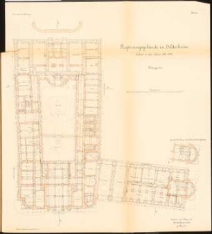 Regierungsgebäude, Hildesheim: Grundriss UG 1:100
