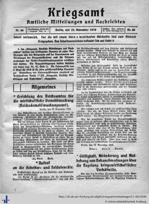 Nr. 66, 23.11.1918