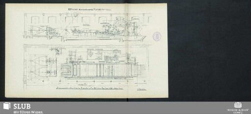 Z. No. 14290. Papiermaschine 2600mm beschn. Papierbreite für Titl. Enso Träsliperi Aktiebolag. Enso