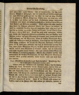 231-248, §. 41. Christliche Lauterkeit und Aufrichtigkeit. Einfältige Art die wichtigsten Materien vorzutragen. - §. 47. Beschluss