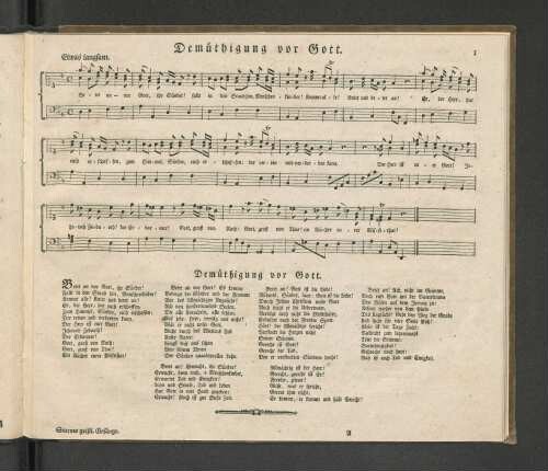 Demüthigung vor Gott. - Die Bürde des Christen.