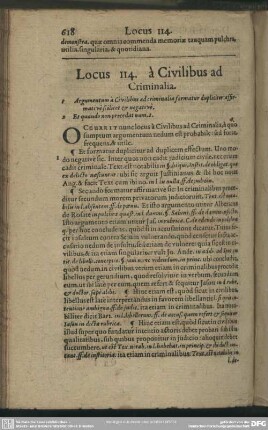 Locus 114. à Civilibus ad Criminalia