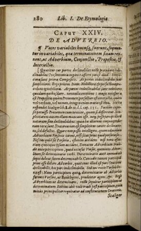 Caput XXIV. De Adverbio.