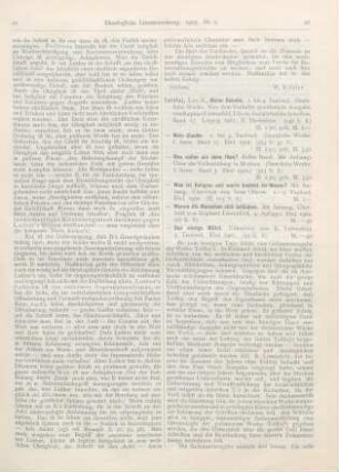 22-29 [Rezension] Tolstoj, Leo N., Was sollen wir denn thun?