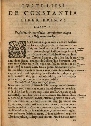 Ivsti Lipsi De Constantia : Libri Dvo, Qui alloquium praecipuè continent in Publicis malis