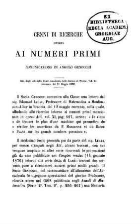 Ai Numeri Primi.