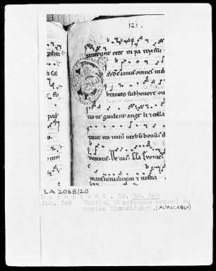 Graduale und Sequentiar — Initiale G(audeamus omnes), Folio 108recto