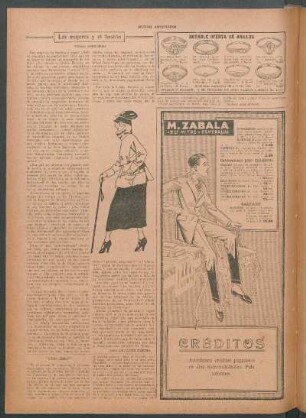 Las mujeres y el bastón : Crónica contundente