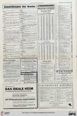 Nr. 22 (29. Mai 1932), S. 4: Preisberichte
