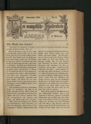 Nr. 11. November 1916.