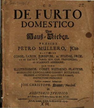 De furto domestico