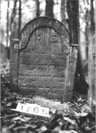 Grabstein 1865
