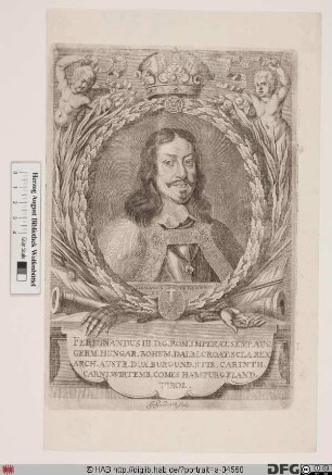 Bildnis Ferdinand III., römisch-deutscher Kaiser (reg. 1637-57)