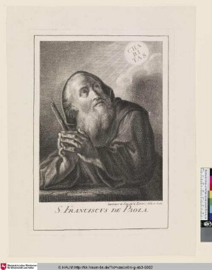S. FRANCISCVS DE PAOLA