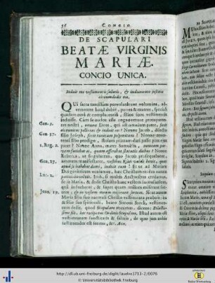 De Scapulari Beatae Virginis Mariae
