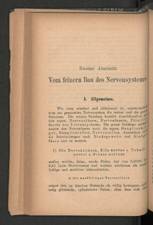 Zweiter Abschnitt. Vom feinern Bau des Nervensystems.