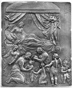 Relief: Geburt Mariae