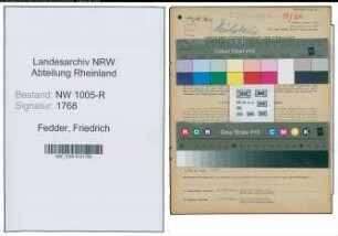 Entnazifizierung Friedrich Fedder , geb. 30.12.1886 (Maurer)