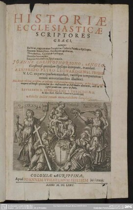 Historiae ecclesiasticae scriptores Graeci