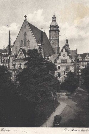 Leipzig: die Thomaskirche