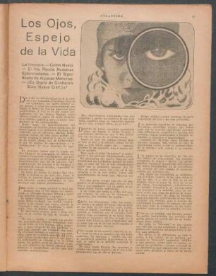 Los ojos, espejo de la vida
