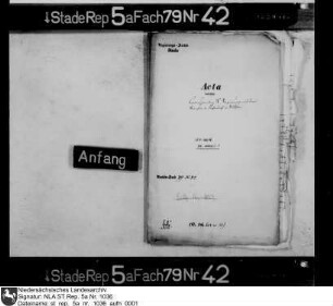 Korrespondenz der Landesregierung mit dem Kanzler Esaias von Pufendorf in Stockholm