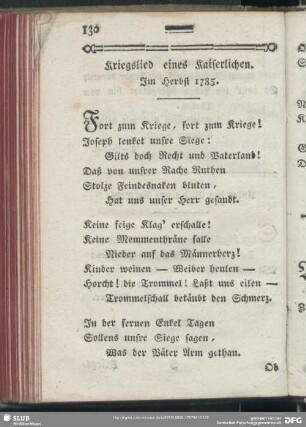 Kriegslied eines Kaiserlichen