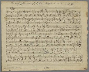 Mon ange, Klavier. - BSB Mus.Schott.Ha 9403-2