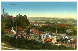 Leisnig. Blick auf Leisnig