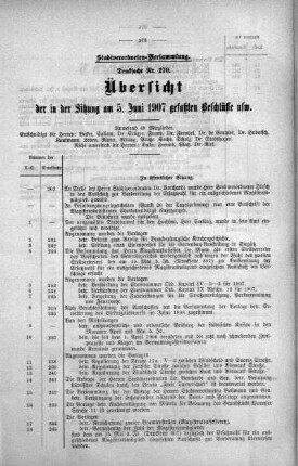 No. 11. (231-270)(270.), 05. Juni 1907