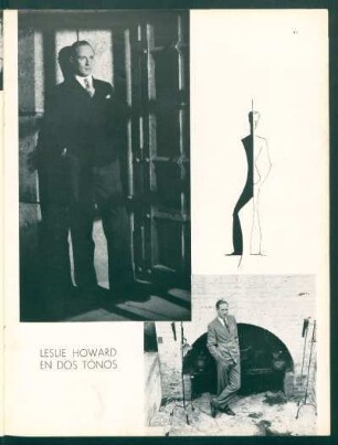 Leslie Howard en dos tonos