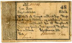 Geldschein, 1814