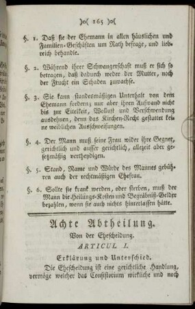 Achte Abtheilung. - Zwölfte Abtheilung.