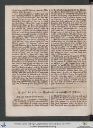 Heilsame Gehirn-Erschütterung.