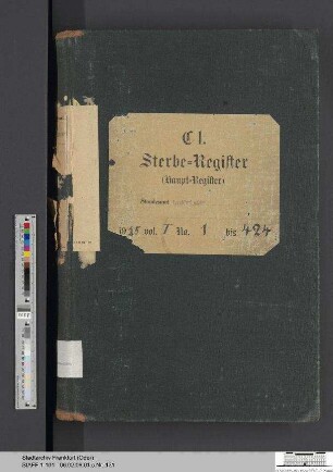 Sterberegister Stadt Frankfurt (Oder) 1915, Urkunde 1-424
