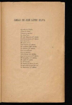 Obras de José López Silva