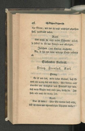 [Siebender Auftritt. - Achter Auftritt.]